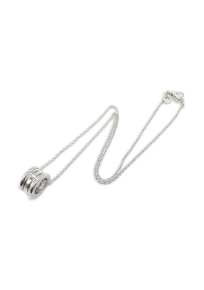 Bvlgari Pre-Owned 18K white gold B-Zero1 necklace - Silver
