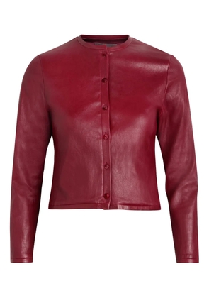 Stouls Astrid 25 buttoned leather jacket - Red