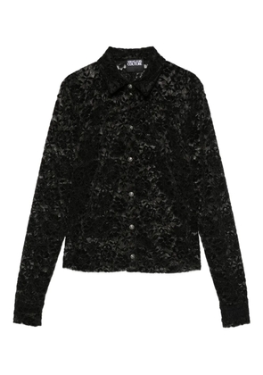 Versace Jeans Couture buttoned floral shirt - Black