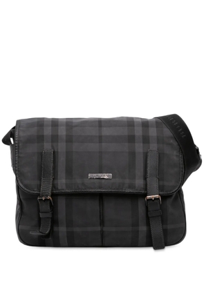 Burberry Pre-Owned 2000-2017 Smoke Check Nylon Elgin Messenger Bag crossbody bag - Grey
