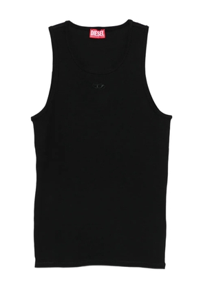 Diesel logo-embroidered tank top - Black