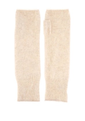 OLIVER LATTUGHI fingerless gloves - Neutrals