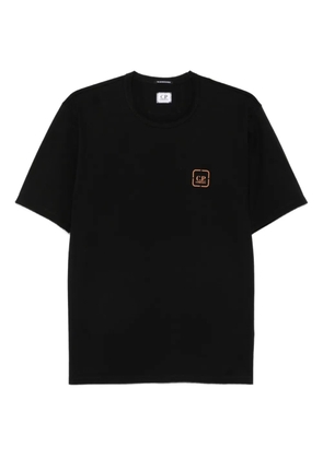 C.P. Company square-logo cotton T-shirt - Black