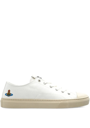 Vivienne Westwood Orb-appliqué sneakers - White