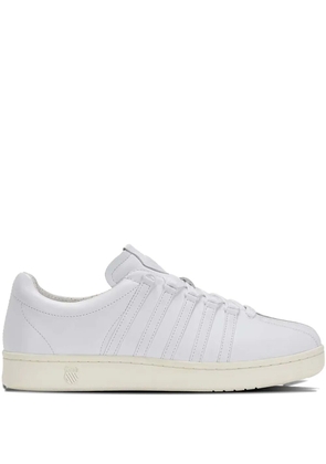 K-Swiss five-stripe leather sneakers - White