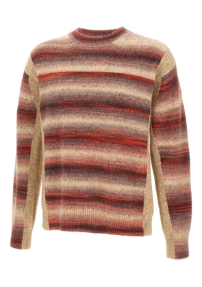 Paul Smith striped panelled sweater - Neutrals