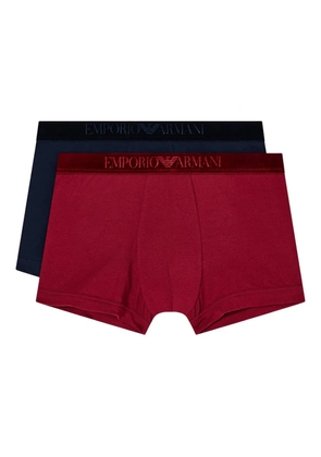 Emporio Armani elasticated logo boxers - Red