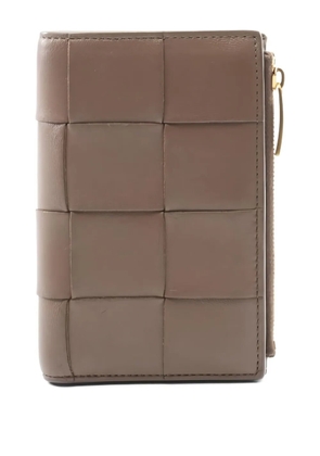 Bottega Veneta Pre-Owned 2000's Intrecciato Bi-fold leather wallet - Brown