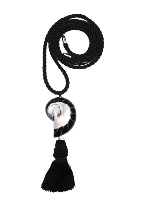 JULIETTA Nautilus necklace - Black