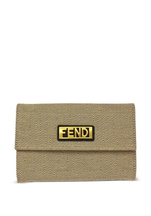 Fendi Pre-Owned 1990s Zucca Pattern wallet - Neutrals