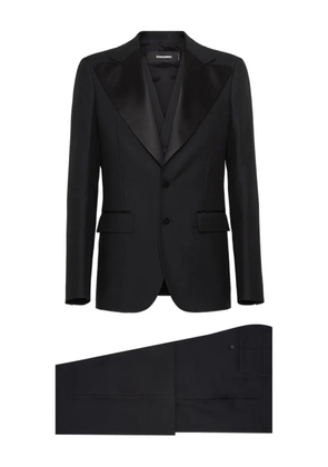 DSQUARED2 70's tuxedo suit - Black