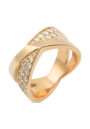 Tiffany & Co. Pre-Owned 2010s 18K rose gold Atlas X diamond ring