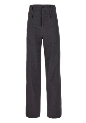 AMBUSH high-waisted virgin-wool trousers - Grey