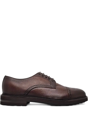 Henderson Baracco perforated Derby shoes - Brown