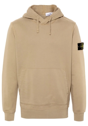 Stone Island Compass-badge hoodie - Neutrals
