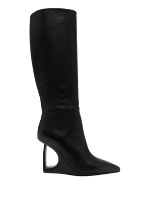 Vic Matie 100mm leather boots - Black
