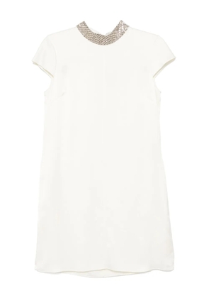 TOM FORD short-sleeves mini dress - Neutrals
