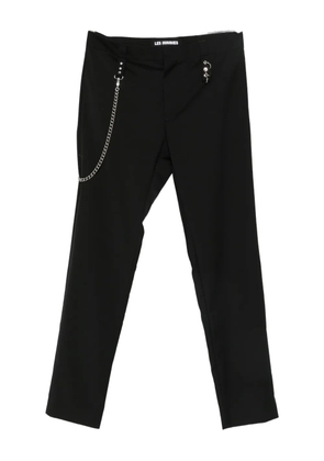 LES HOMMES tapered trousers - Black