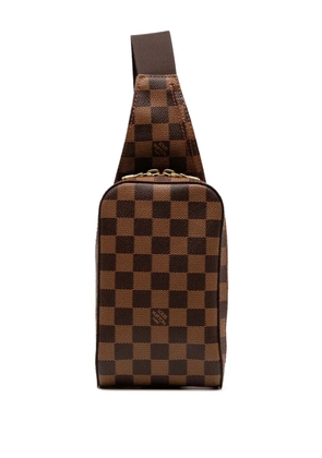 Louis Vuitton Pre-Owned 2004 Damier Ebene Geronimos crossbody bag - Brown