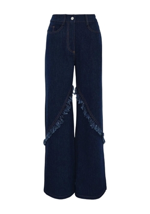 Alexis Braxten fringed trousers - Blue