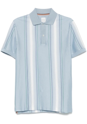 Paul Smith striped polo shirt - Blue