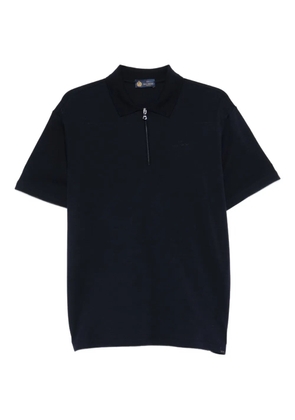 Paul & Shark zip-neck polo shirt - Blue
