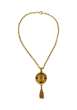 CHANEL Pre-Owned 1994 gripoix chain necklace - Gold