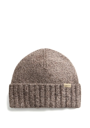 Woolrich ribbed-brim beanie - Neutrals