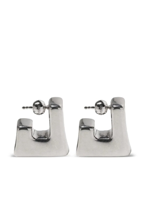Panconesi Cubo hoop earrings - Silver