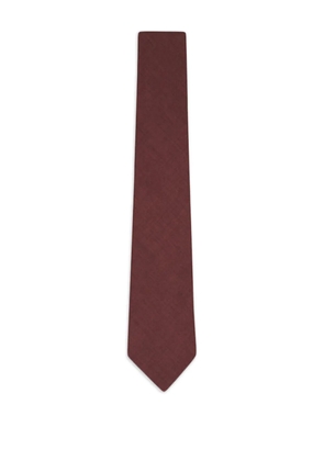 Canali wool tie - Brown