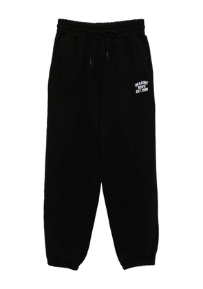 izzue logo-embroidered sweatpants - Black