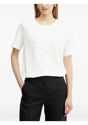 LUISA SPAGNOLI logo-appliqué T-shirt - White