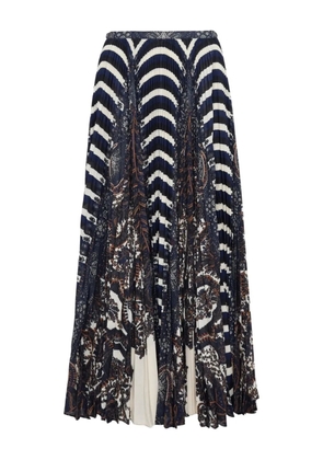 Ulla Johnson Shayna high waist pleated midi skirt - Black