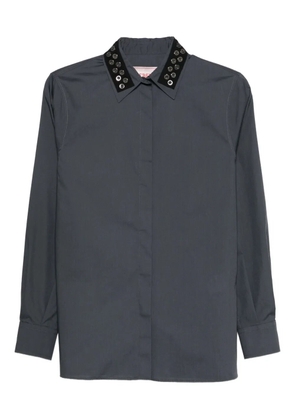Iceberg embellished-collar shirt - Grey
