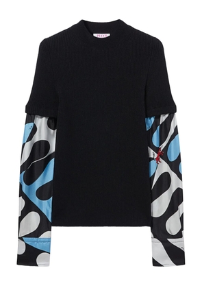 PUCCI leocorno-print sweater - Black