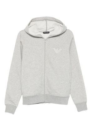 Emporio Armani zip-up hoodie - Grey