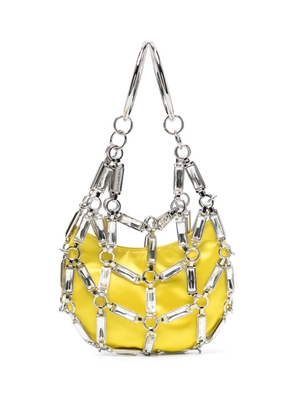DSQUARED2 Cage crystal-embellished bag - Yellow