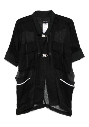 Giorgio Armani short-sleeved shirt - Black