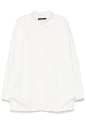 SONGZIO Morris draped shirt - White
