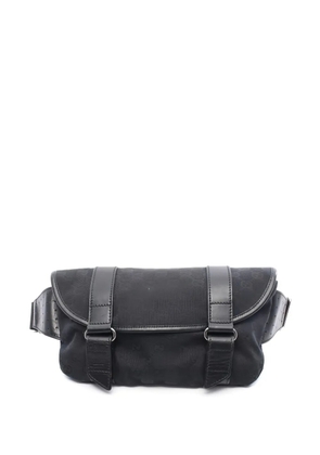 Gucci Pre-Owned GG canvas belt bag - Black