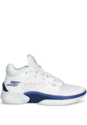 Skechers SKX Resagrip perforated-detail sneakers - White