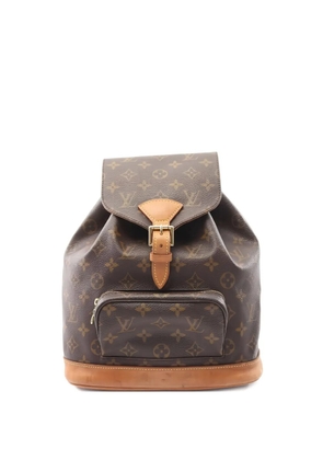 Louis Vuitton Pre-Owned Montsouris monogram MM backpack - Brown