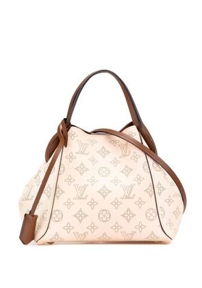 Louis Vuitton Pre-Owned 2021-2025 Monogram Mahina Hina PM satchel - Brown