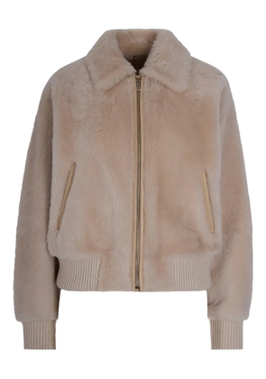 Max Mara Aloa zip jacket - Neutrals