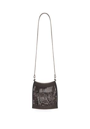 LEMAIRE x Filt mini net shoulder bag - Brown