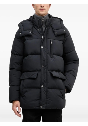Trussardi padded-hooded coat - Black