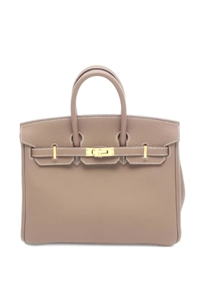 Hermès Pre-Owned 2020 Birkin 25 leather handbag - Neutrals