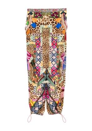 Camilla Embroidered Ever After trousers - Brown