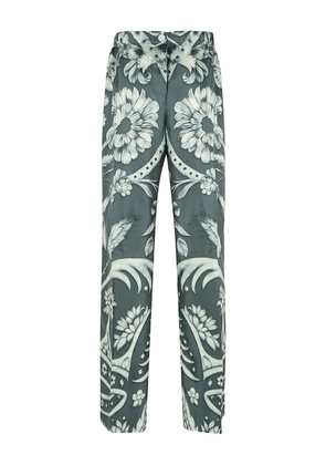 F.R.S For Restless Sleepers floral-detail trousers - Green