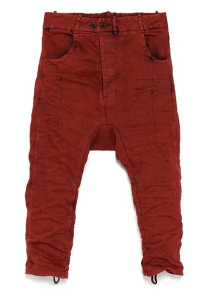 Boris Bidjan Saberi P15.1 BF jeans - Red
